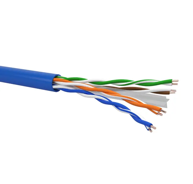 Cable type R6UT4H24 - U/UTP - 4x2x24AWG Cat.6 - LSZH jacket - Euroclass Eca