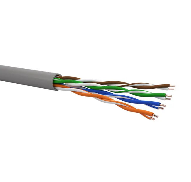 Cable type R6UT4Y23 - U/UTP 4x2x23AWG Cat.6 - PVC jacket - Euroclass Eca
