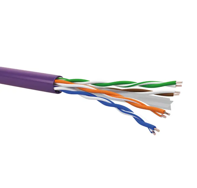 Cavo R6A+UT4H23 U/UTP CAT.6A 4x2xAWG23/1 - non schermato - guaina LSZH Euroclasse Eca