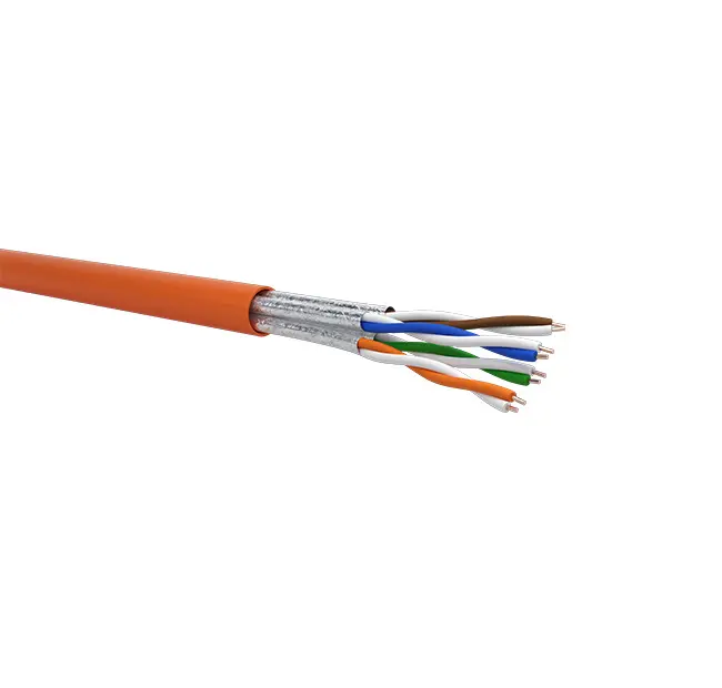 Cable type R6A-UF4H23 U/FTP 4X2X23/1AWG - Cat.6A - LSZH jacket - Euroclass Cca s1a,d1,a1