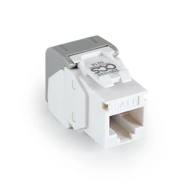 CCS Easy Crimp Compact CAT.6 UTP RJ45 jack - Component - white