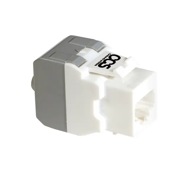 CAT.5E CCS Easy Crimp UTP RJ45 jack - white