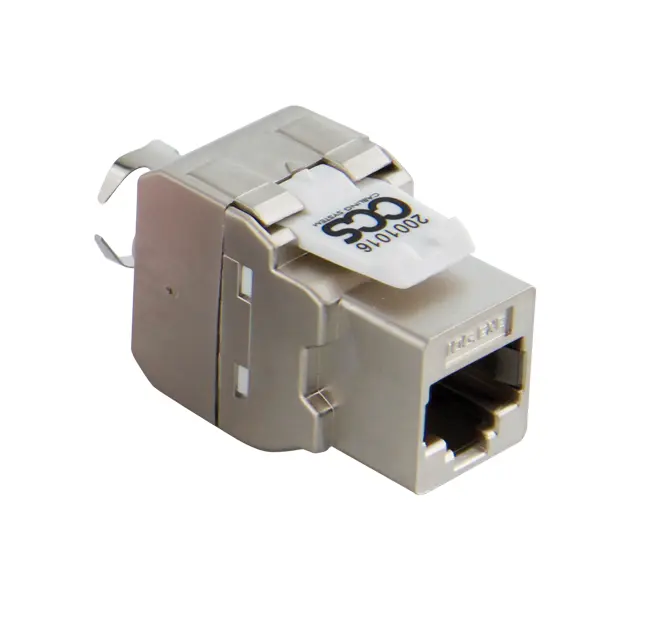 CAT.5E CCS Easy Crimp STP RJ45 jack - grey