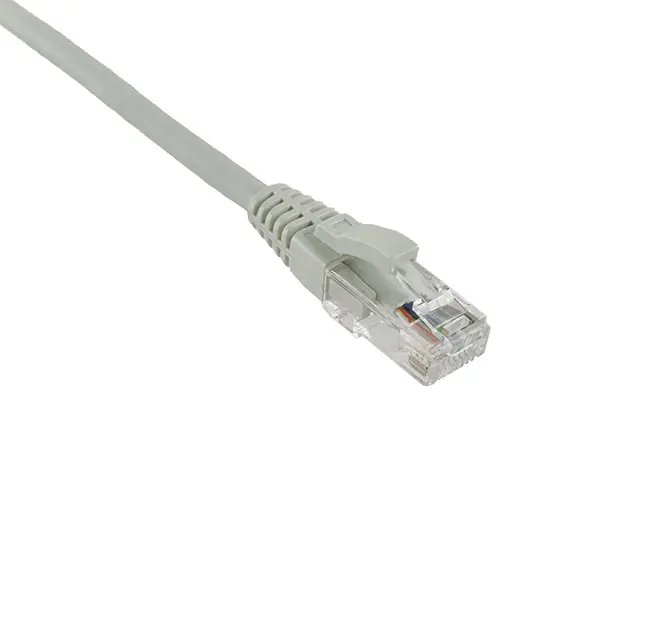 Slim CCS Cat. 6 unshielded U/UTP patch cord, RJ45-RJ45, AWG24, white color, 3 m