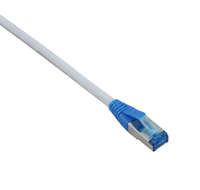CCS LSZH CAT.6A shielded S/FTP RJ45-RJ45 patch cord - T568B - white color - 3 mt