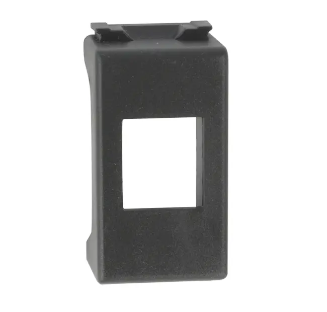 Adpter for CCS RJ45 jacks compatible with ABB Elos civil series, white