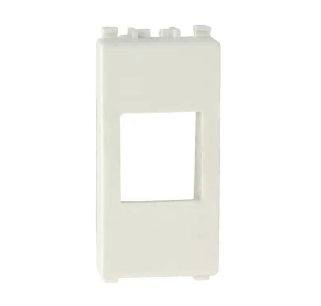 Adpter for CCS RJ45 jacks compatible with Vimar Arke civil series, white