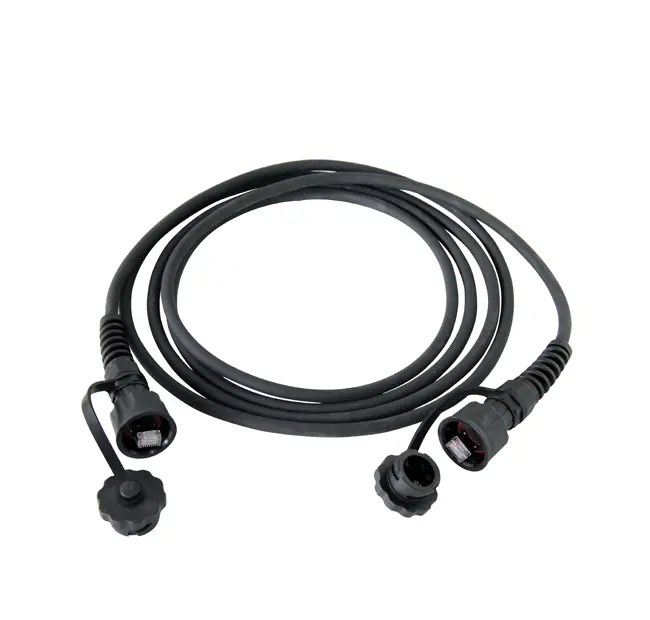 CCS Industrial RJ45-RJ45 patch cord, Cat.6 F/UTP-FLEX - reinforced outer jacket, IP67 degree of protection, 3 mt
