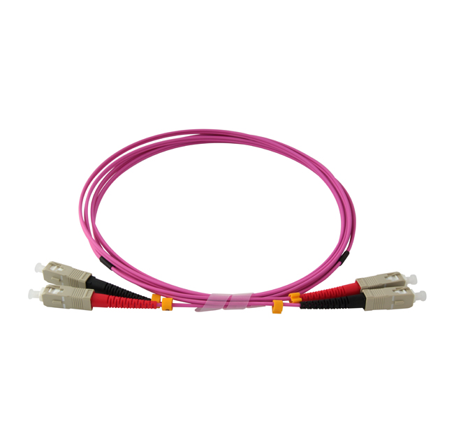 SC-SC 50/125 OM4 Bifiber patch cord - MM - 3mt