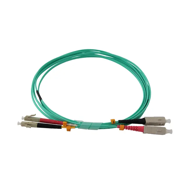 SC-LC 50/125 OM3 Bifiber patch cord - MM - 1mt