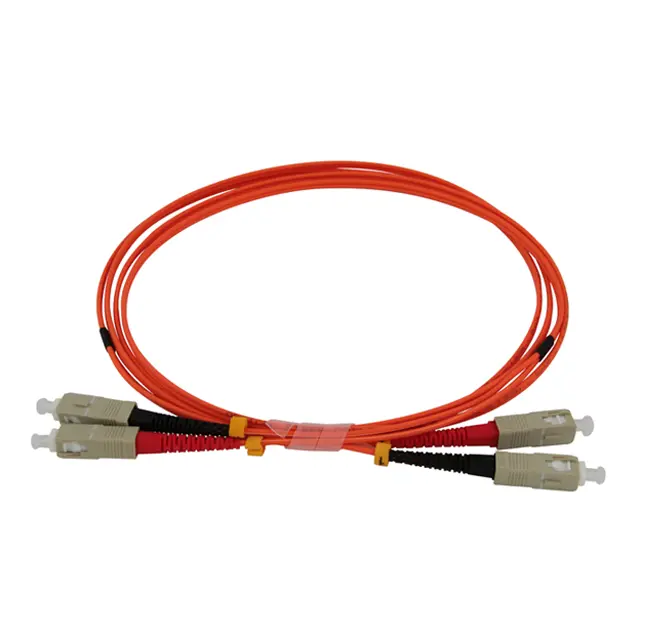 Multimode 62,5/125 OM1 SC-SC bifiber patch cord - 5 mt