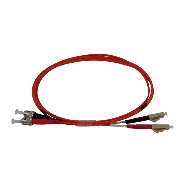 Multimode ST-LC 62,5/125 bifiber patch cord - 1 mt