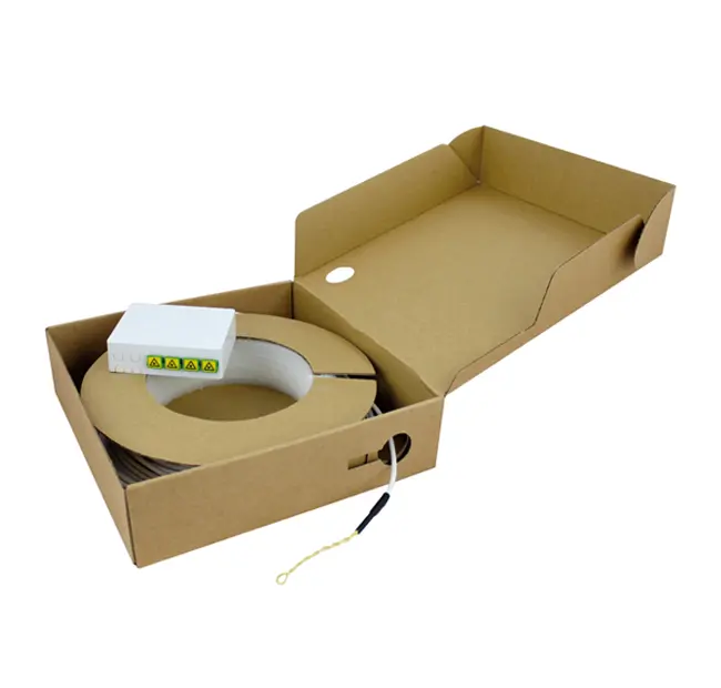 Pre-wired OT wall outlet with 4 SM SC/SC APC adapters, 10 mt. Cable type 4FO 9/125 G.657.A2, LSZH jacket Euroclass Eca