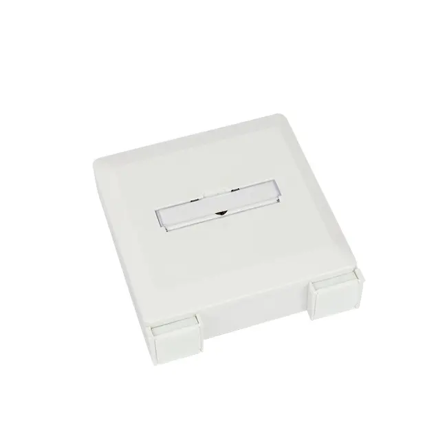 2-position wall-mounted optical box 80x80 mm