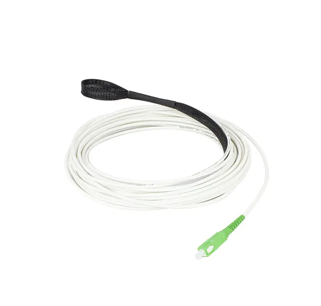 Singlemode G.657.A2 simplex cable preterminated with SC/APC connectors - Euroclass Cca - 20 mt