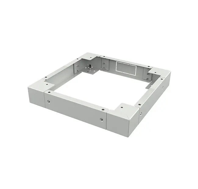 Plinth for floor standing TECH cabinet W800xD800, gray RAL 7035