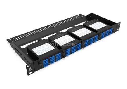 1U 4 SLOTS HD MODULAR FIXED FRAME - MP4PP0