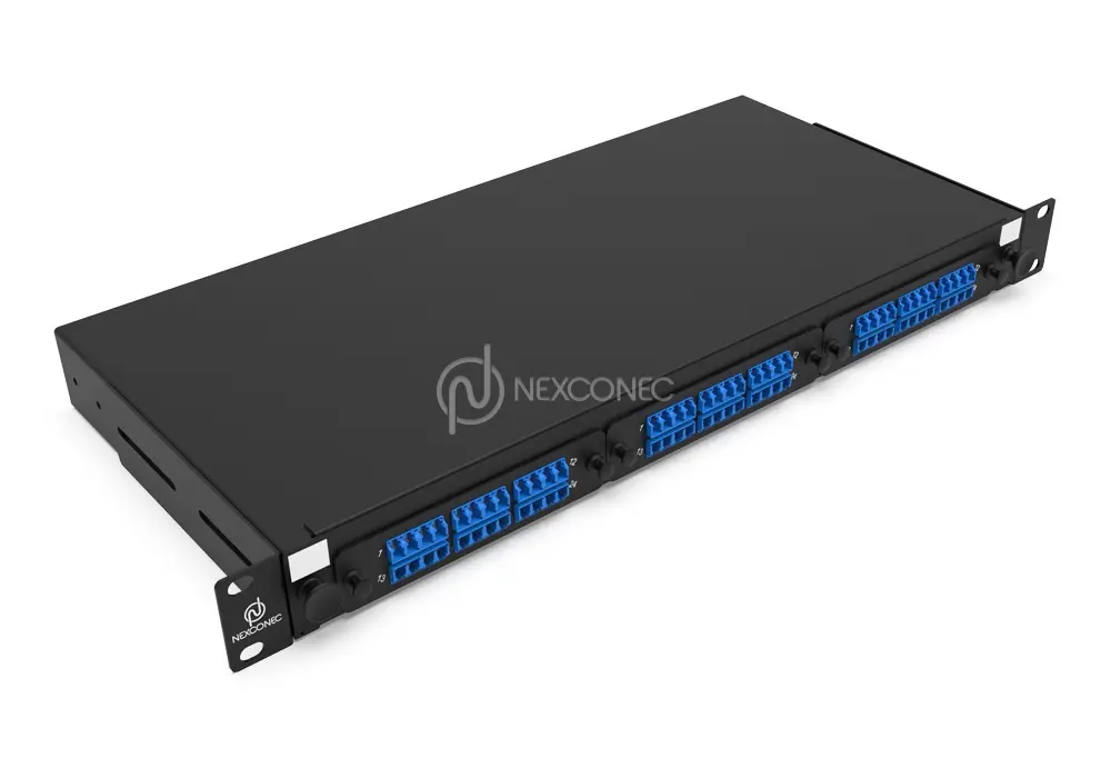 1U 3 SLOTS LGX SLIDING PATCH PANEL - MP3PP04