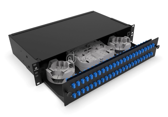 2U 48 PORTS SC SIMPLEX / LC DUPLEX SLIDING PATCH PANEL - SPP48S