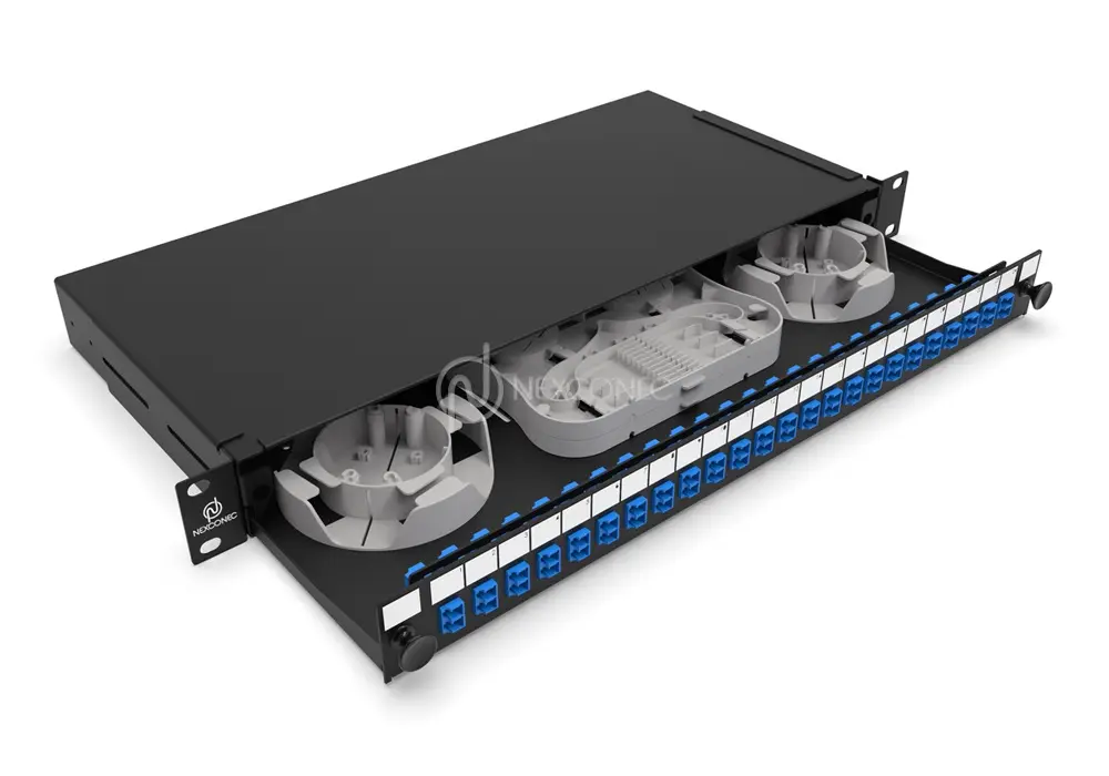 1U SLIDING PATCH PANEL