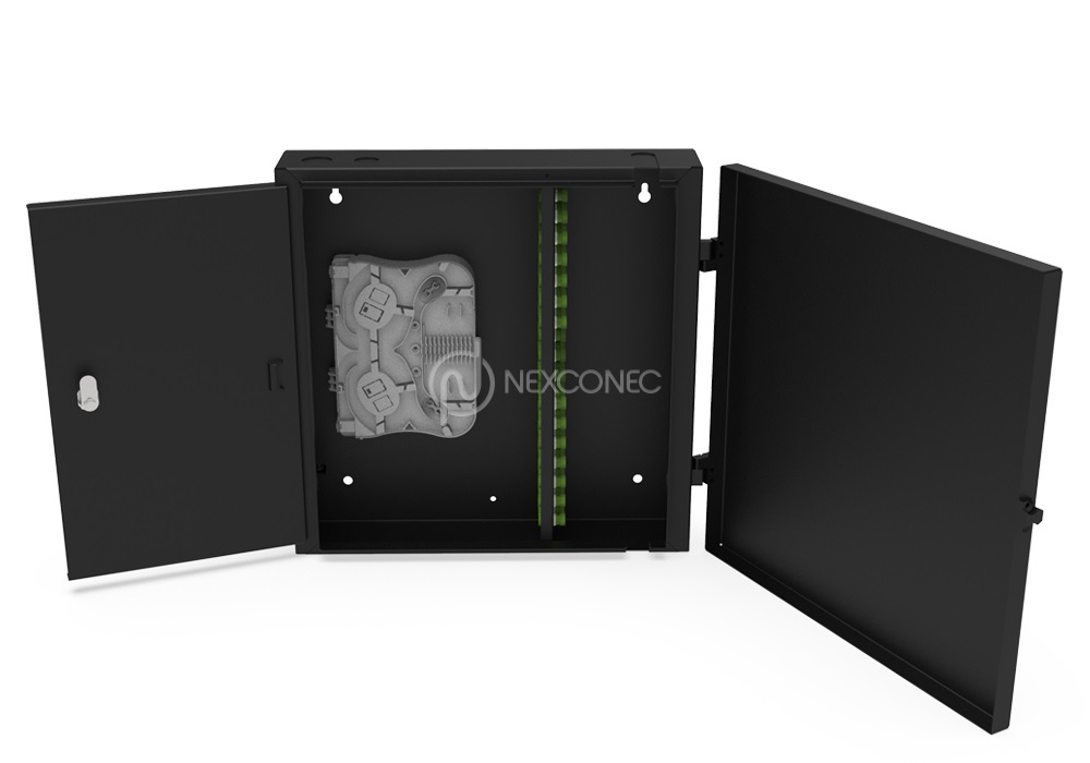 WALL MOUNT DOUBLE DOOR 48 PORTS FC/ST - FW06