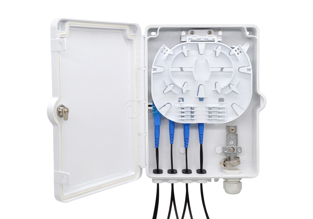 LOCKABLE INDOOR/OUTDOOR WALL BOX 8 PORTS SC - WP09U1