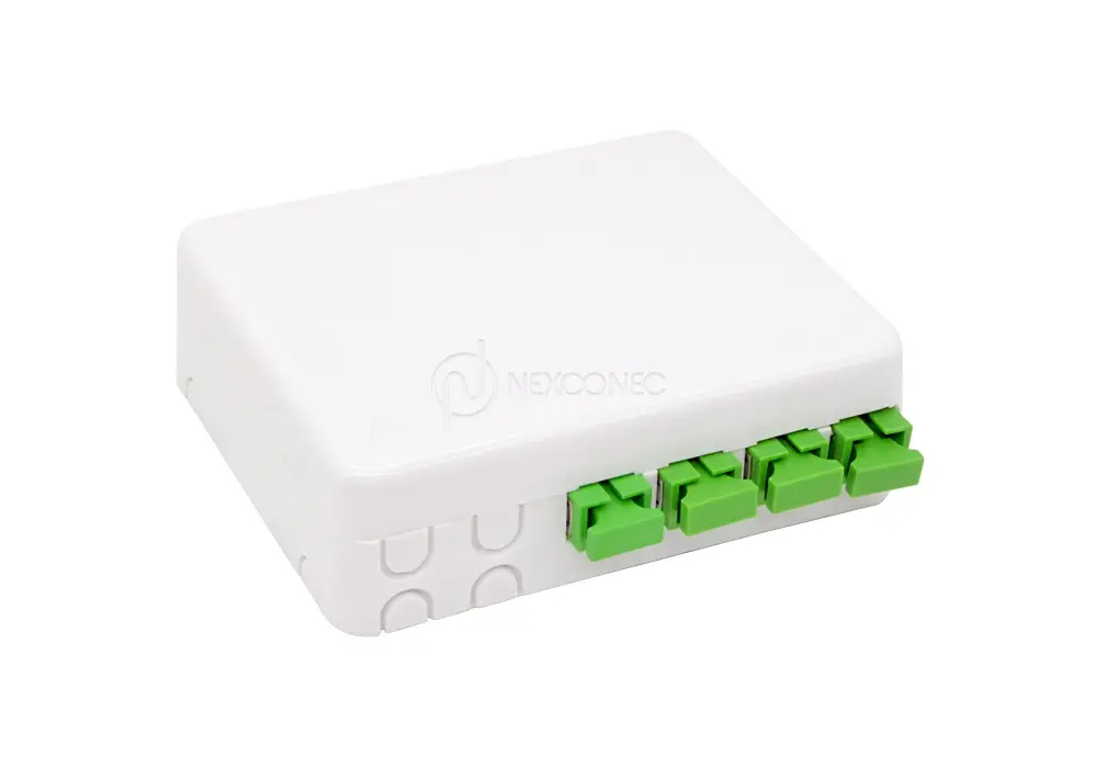 FTTH WALL OUTLET 4 PORTS SC SX - WO03