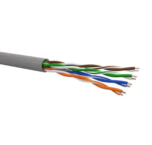Cable type CPR 6707 - U/UTP 4x2xAWG24/1 - Cat.5E - LSZH jacket - Euroclass Eca