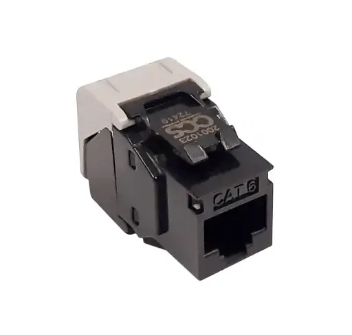 CCS Easy Crimp Compact CAT.6 UTP RJ45 jack - Component - black