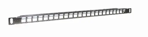 CCS Easy Crimp Compact 24-port blank patch panel for CCS STP Easy Crimp Compact jacks, 19