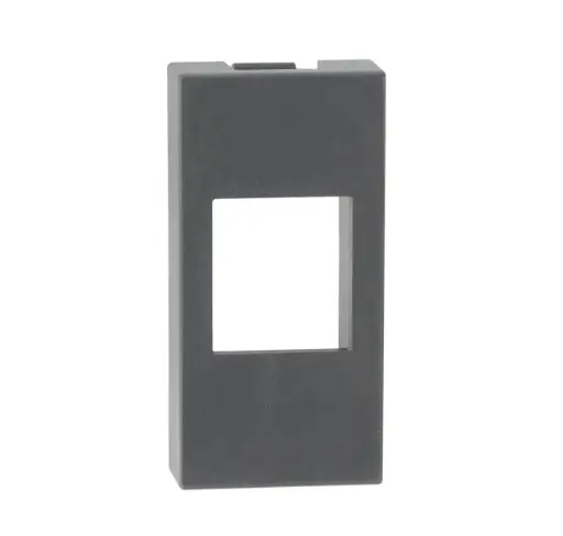 Adpter for CCS RJ45 jacks compatible with Legrand Vela civil series, black