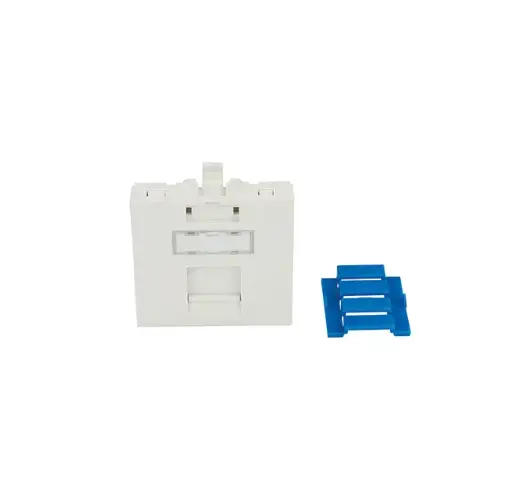 1-port French type blank module 45x45
