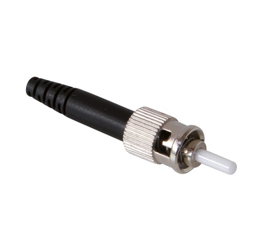 Epoxy glue-on FO ST single-mode connector