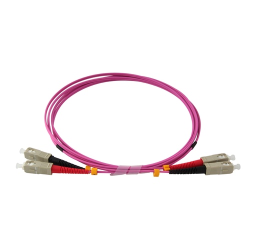SC-SC 50/125 OM4 Bifiber patch cord - MM - 3mt