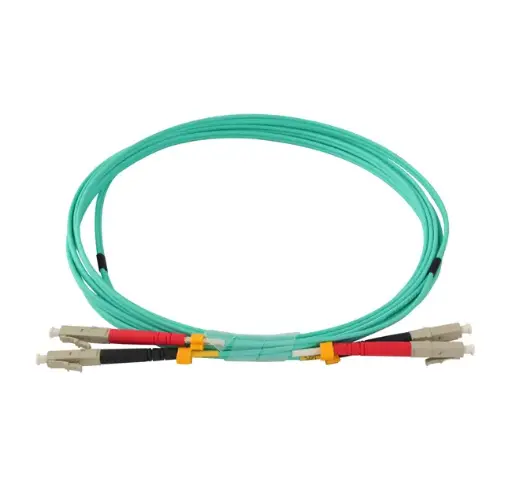 LC-LC 50/125 OM3 Bifiber patch cord - MM - 2mt