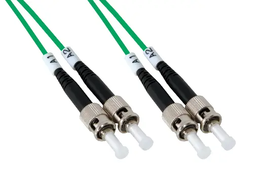 Multimode 50/125 OM2 ST-ST bifiber patch cord - 2 mt