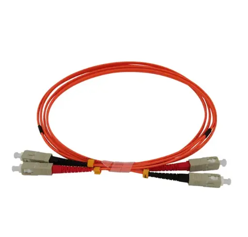 Multimode 62,5/125 OM1 SC-SC bifiber patch cord - 5 mt