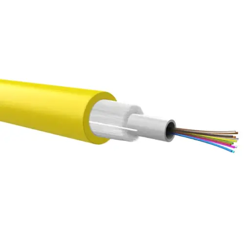Optical loose cable to be pre-terminated, dielectric armour, 4 fibers 9/125, LSZH jacket Euroclass Dca FOR TERMINATION KIT