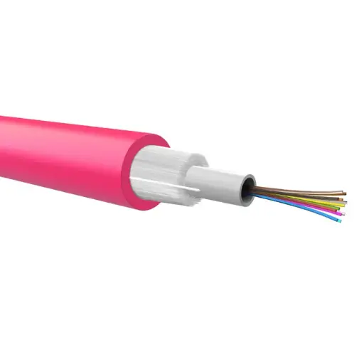 Loose FO cable 24 fibers 50/125 OM4, dielectric armour, LSZH jacket, Euroclass Dca, FOR TERMINATION KIT