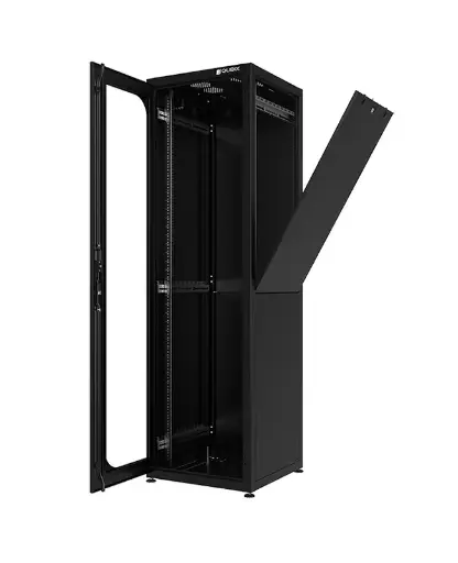 Floor TECH front glass door, side and rear blind panels 19