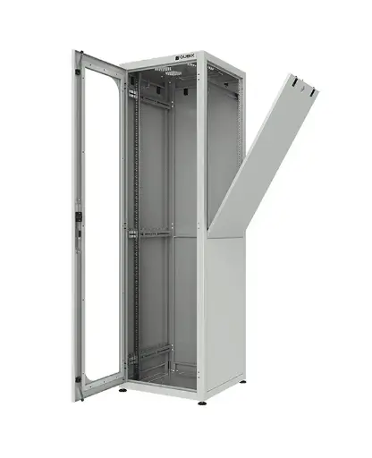 Floor TECH front glass door, side and rear blind panels 19