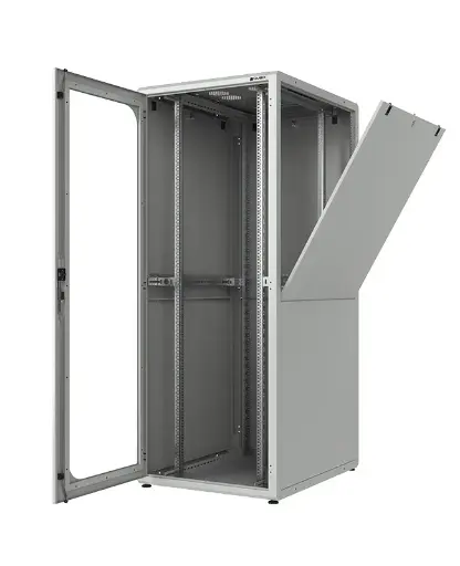 Datacenter TECH front glass door, side and rear blind panels 19