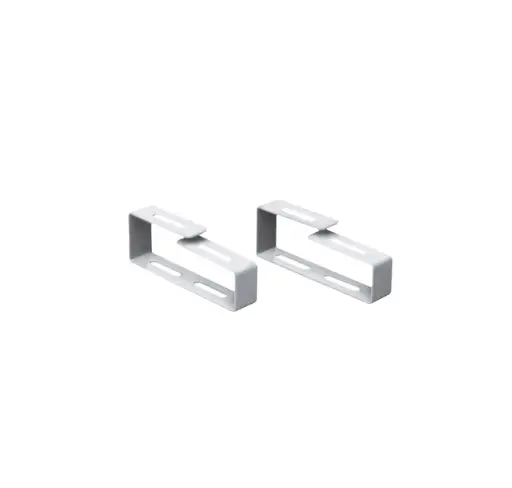 Cable management ring, grey RAL 7035