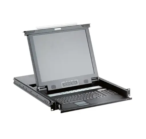ONE-VIEW LCD rack console 1U, installation on 19
