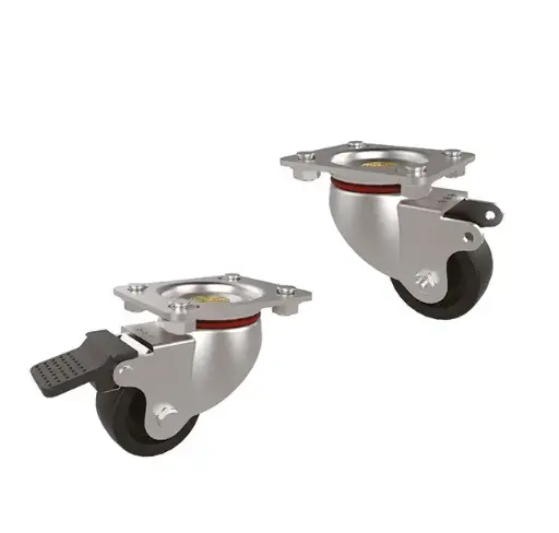 Castors for floor-standing TECH cabinets