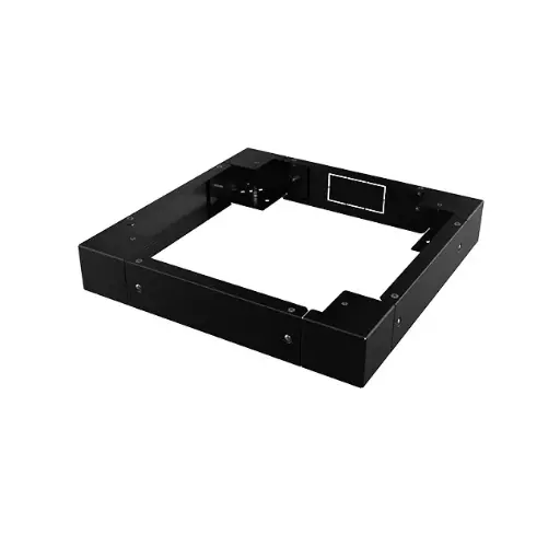 Plinth for floor standing TECH cabinet W600xD800, black RAL 9005