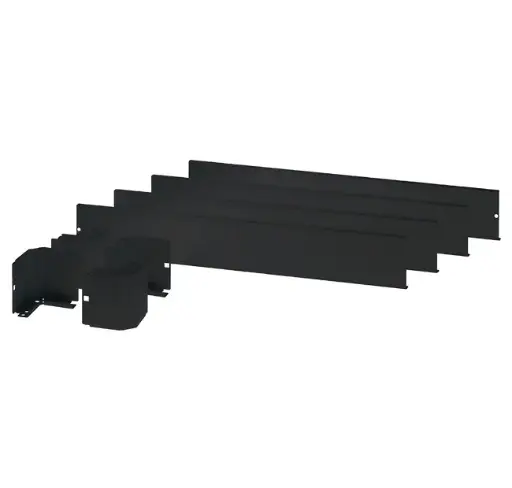 Plinth for Floor PRO cabinets W800xD1200, black RAL 9005